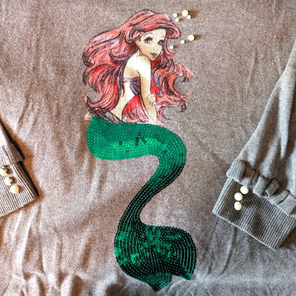 Torrid The Little Mermaid Embellished Sweater 3X